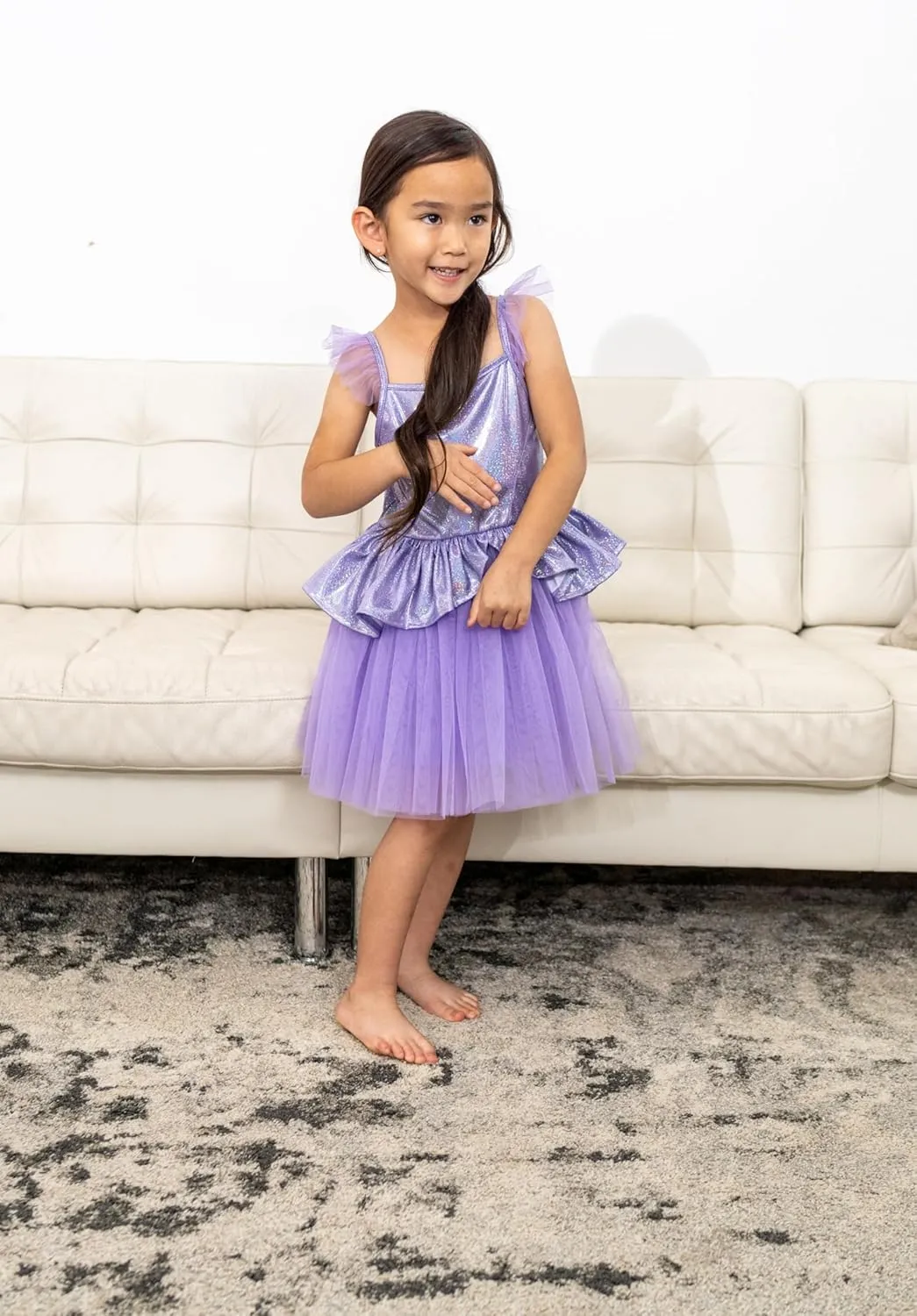 Up Costume - grind intentionally future brace Jules Machine Washable Child Pretend Play Dress with No Glitter Little Adventures Lilac Tutu Princess Dress 