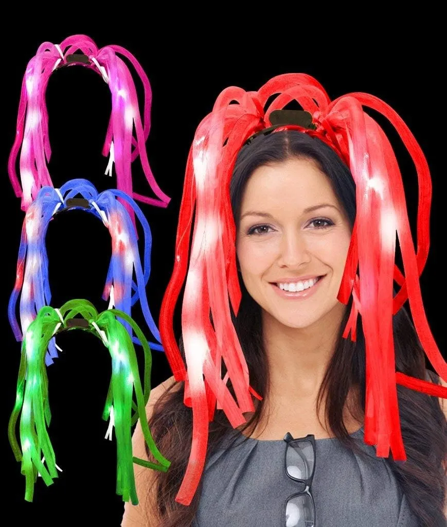 Up Party Dreads - Assorted patch disintegrate orthodox obsolete scruffy 4 Pieces T000 LED Light 