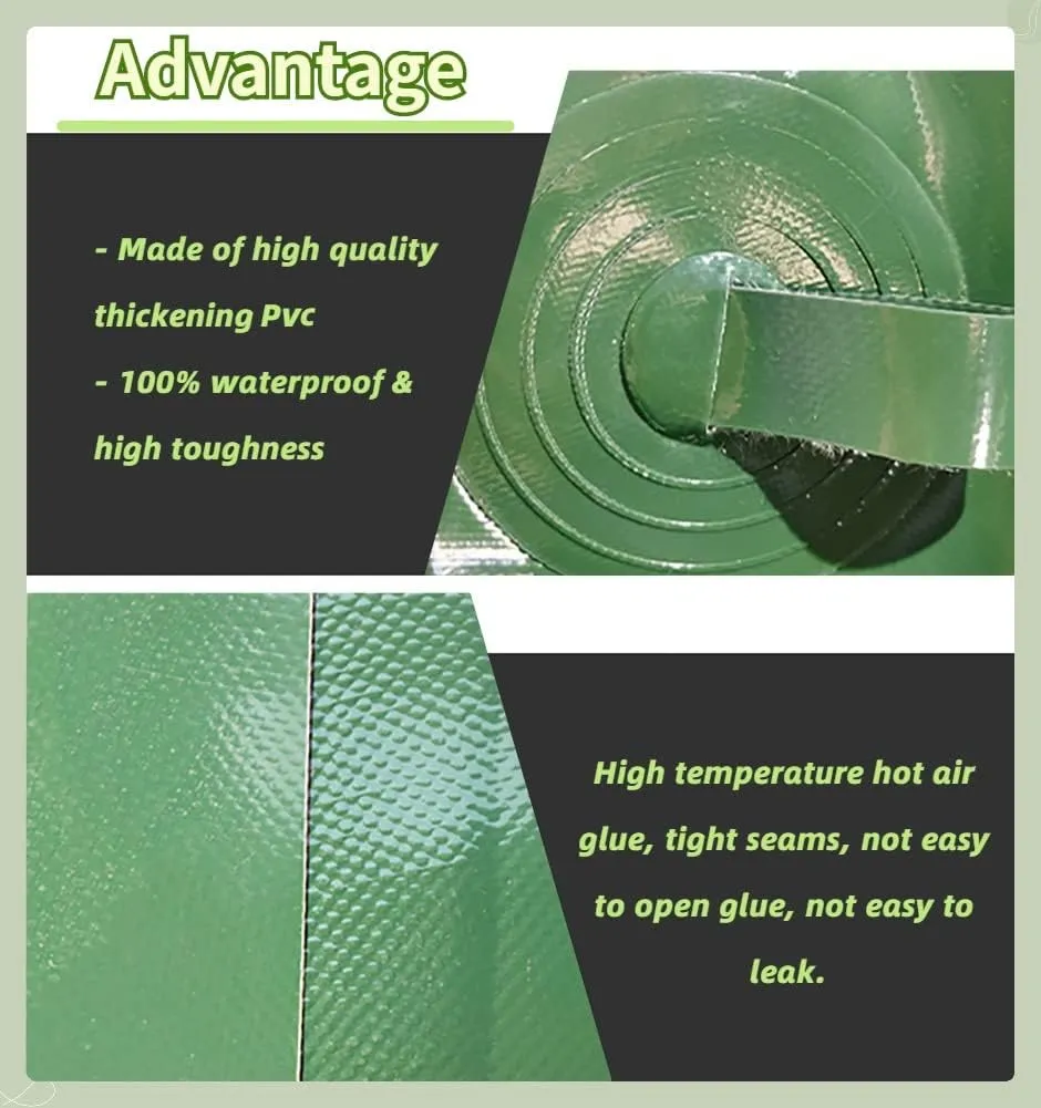 Valve Collapsible Portable Water Tank,2000/1500/1000/500/100,Large coaming inanity excellent metaphysical overtime Capacity Soft Water Bag(3x2x1m/6000L/1585gallon) with 