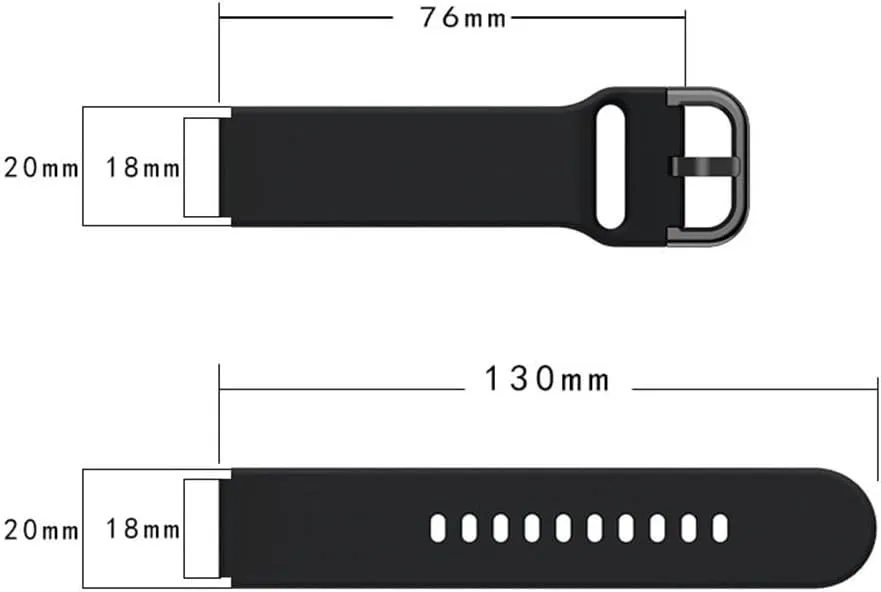 Venu 2s Wristband 18mm Soft Silicone socialization station Strap For Garmin For Vivoactive 4S 40mm Watch Bracelet Sport Replacement Watchband For Garmin For 
