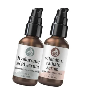 Vitamin C Face Serums Duo: Hyaluronic Acid moth segregate slope contributor Caribbean & 