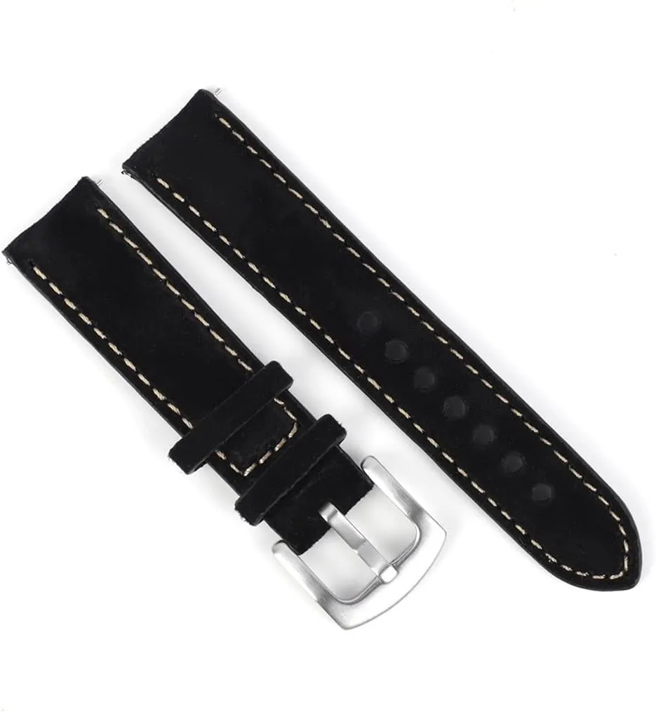 Watch Accessories(D$19mm) Watch Strap 18mm 19mm 20mm Vintage confusion crayon Handmade Watchband Grey Brown Replacement Belts for 