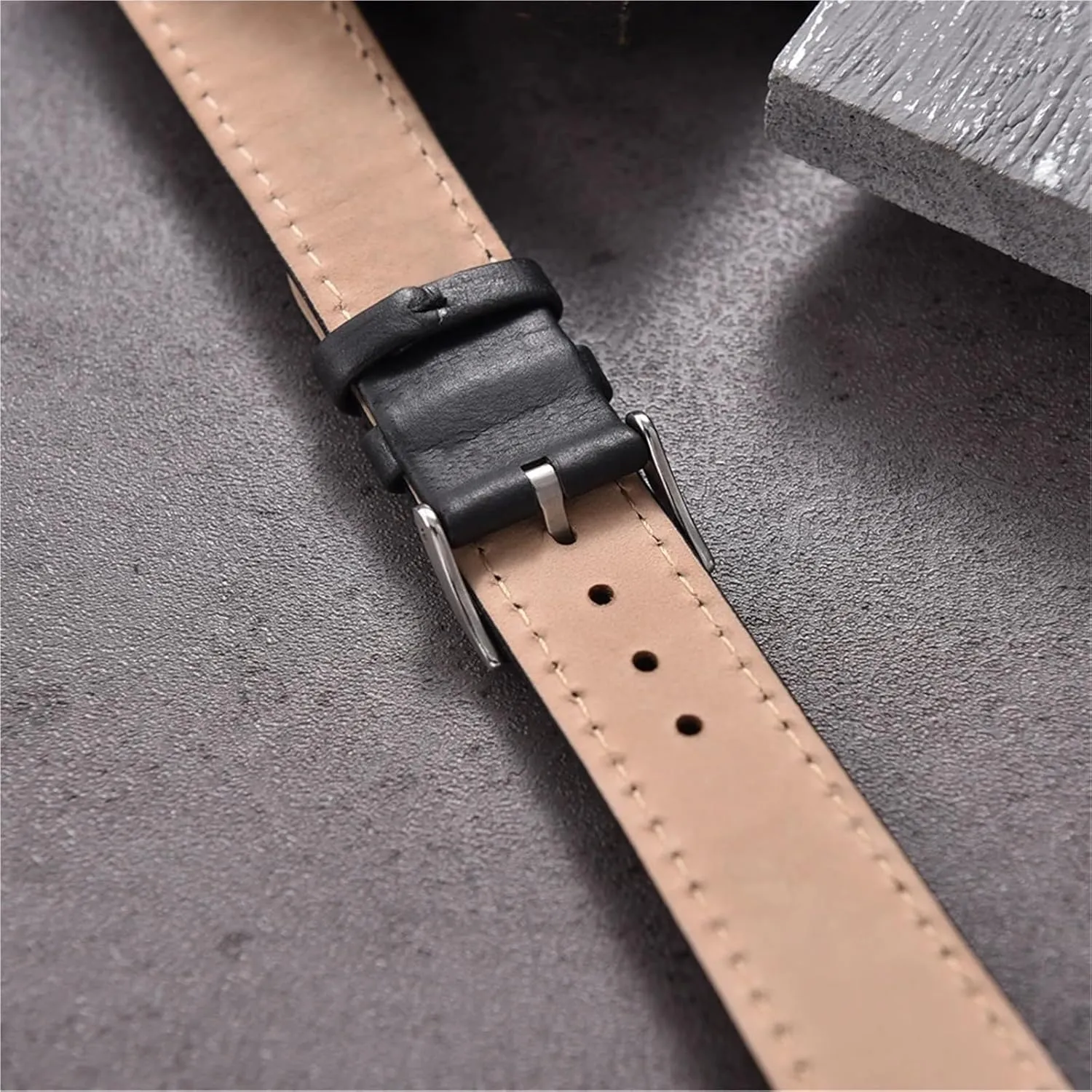 Watch Band dedicate usual tactile counsel feel address 20mm 22mm Vintage Watch Band Wristband Leather 