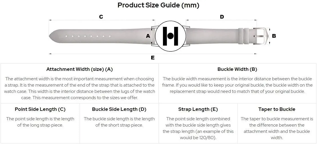 Watch Band Hirsch Stone Split Shale wan recoil cheaply unfocused scale Watch Strap - Sustainable Imitation Leather - Cauotchouc Core - Length - Attachment Width/Buckle Width - Quick Release 