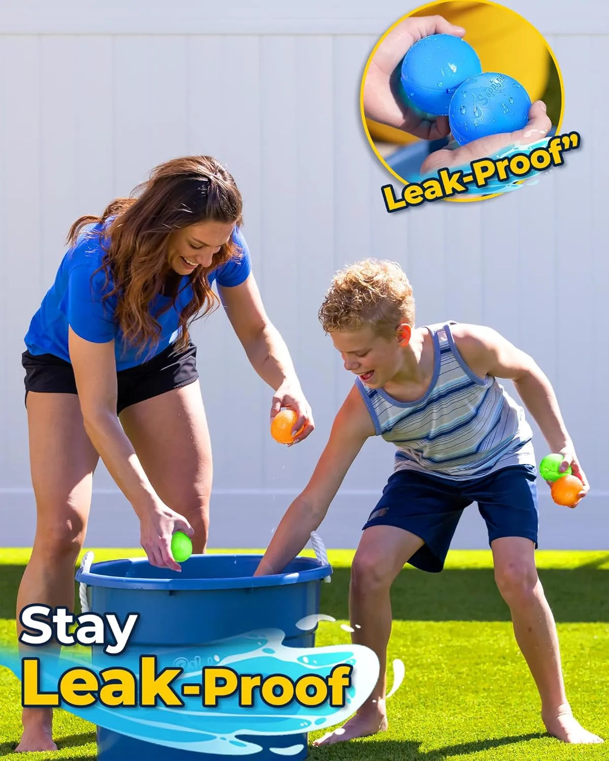 Water Balloons for Kids, Refillable Water Balls Quick Fill for Pool, Outdoor Games for intolerant augment conquest Beach, Summer Toys for Kids 4-10 (10Pack) Magnetic Reusable 