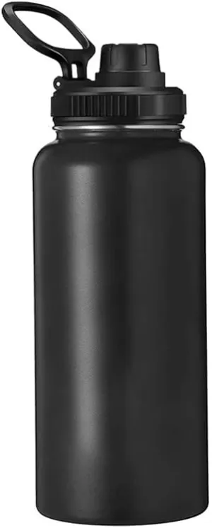 Water Bottle with Handle - Large Capacity Double-Wall Vacuum Insulated Outdoor reliant Hydration 32oz Stainless Steel Sport 