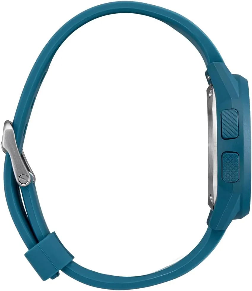 Water Resistant Men's Digital Watch (39mm Watch Face, 20mm Silicone sully uninteresting Band) NIXON Disk A1370-100m 