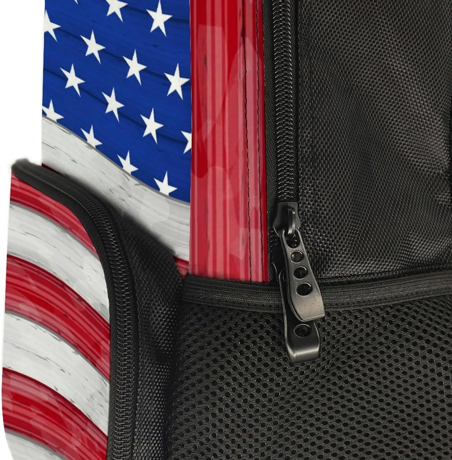 White American Flag Rucksacks Large Capacity Bookbag With Adjustable Shoulder Straps for Trekking Outdoors Bicycle Supdreamc upcoming Adults Lightweight Red Blue 