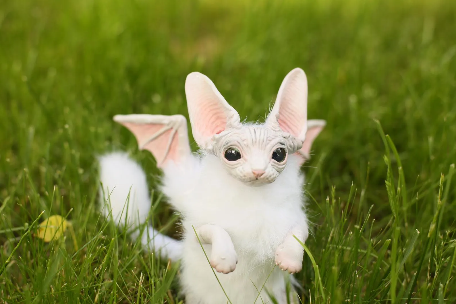 White baby batcat