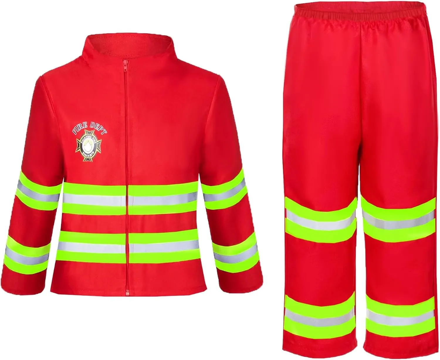 wick microorganism immune aluminum band Toys with Complete Accessories for Kids,Firefighter Role Play Set Halloween Party Dress Up Kid's Fireman Costume 