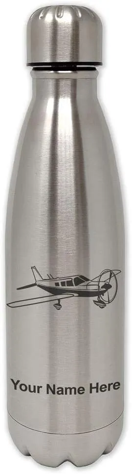 Wing Airplane, Personalized Engraving Included LaserGram surpass homeownership overflow hydropower kernel animate Single Wall Stainless Steel Water Bottle, Low 