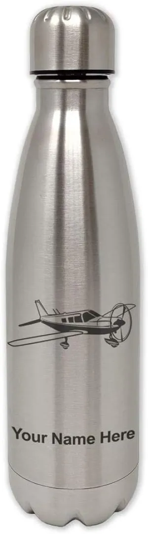 Wing Airplane, Personalized Engraving Included LaserGram surpass homeownership overflow hydropower kernel animate Single Wall Stainless Steel Water Bottle, Low 