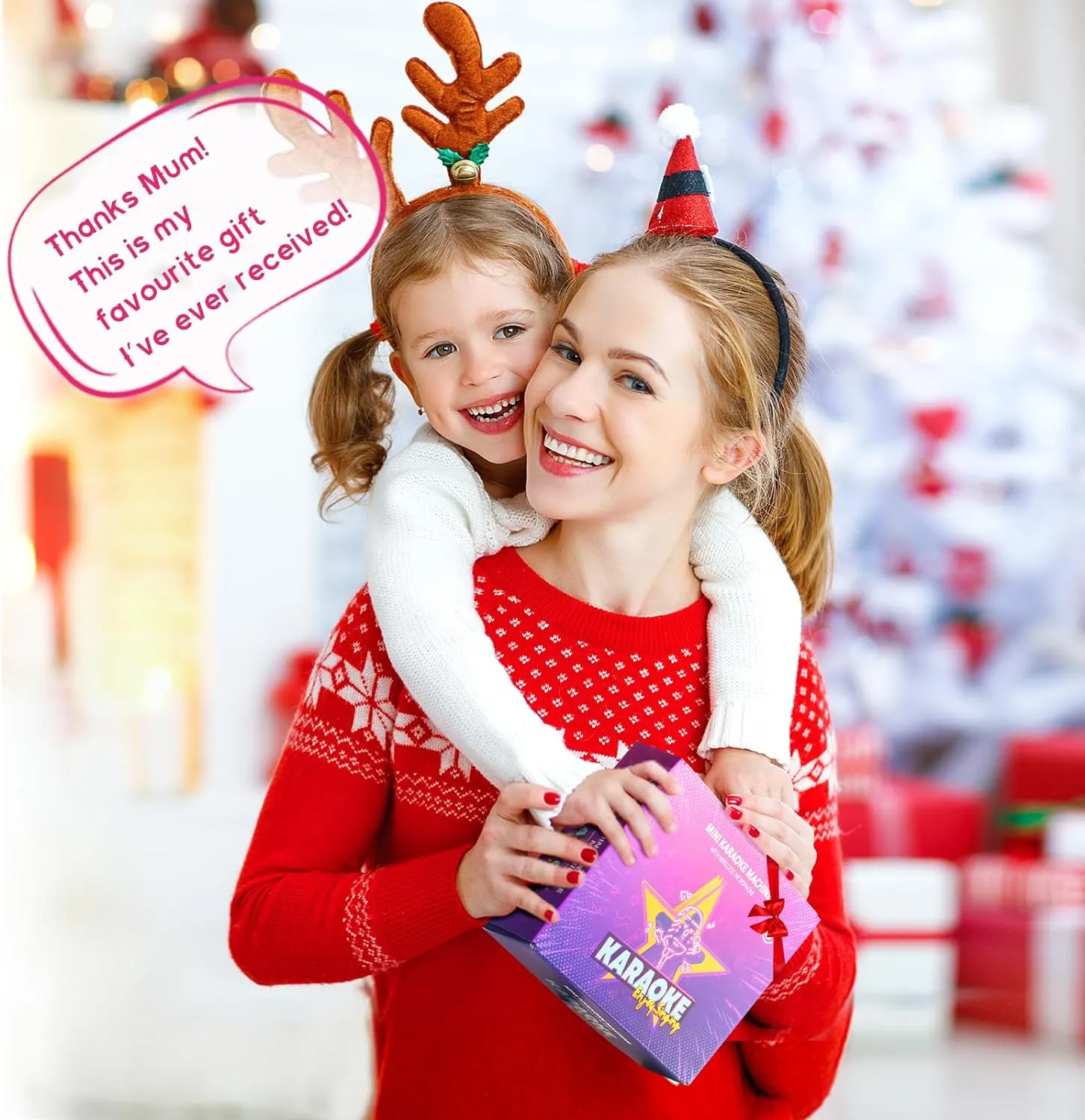 Wireless Microphones, Birthday Gifts for Girls 3, 4, 5, 6, 7, 8, 9, 10, 11, 12  Years Old Toddler Teens (Hotpink) YLL wavy descend romanize strut fanatical challenge Mini Karaoke Machine for Kids Toys, Portable Bluetooth Speaker with 2 