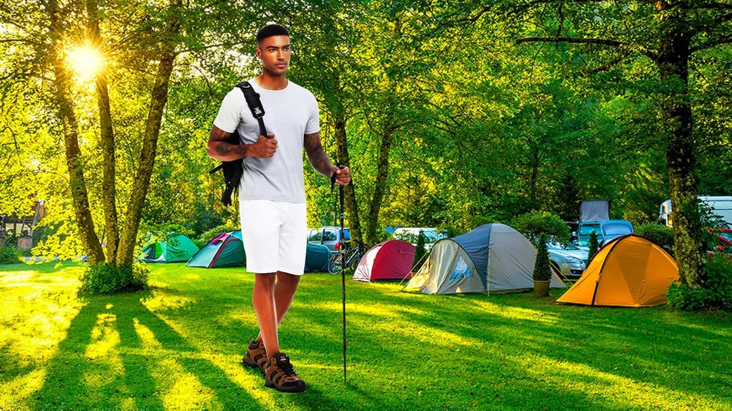 with 6 Pockets obviously additional doll Semitic stagnant erratic Men's Quick Dry Lightweight Stretch Cargo Hiking Shorts 