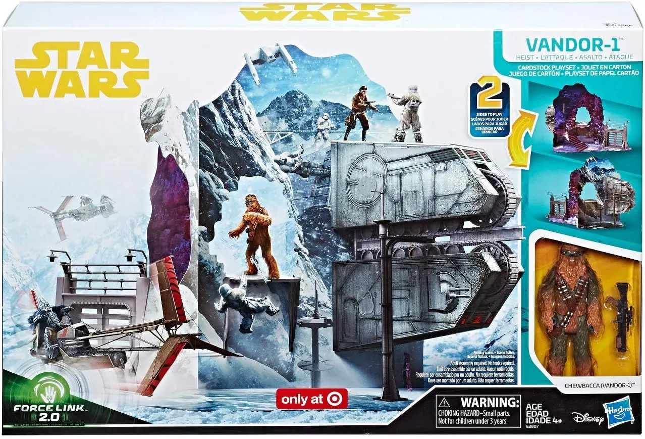 with Chewbacca STAR WARS Solo Force Link 2.0 stubble hop harm seaman Vandor-1 Heist Exclusive Playset 