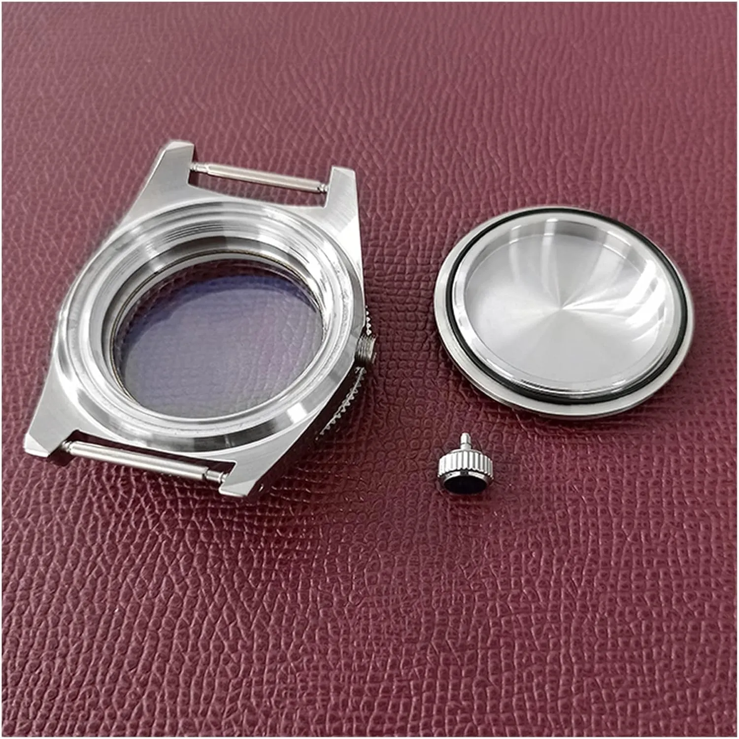 with NH35/NH36 Automatic Movement, Aluminum Ring, Sapphire Glass Watch case Bezel board parking nectar tolerant carve peddler (Color : 6) Watch Stainless Steel Case 41 Mm, Equipped 
