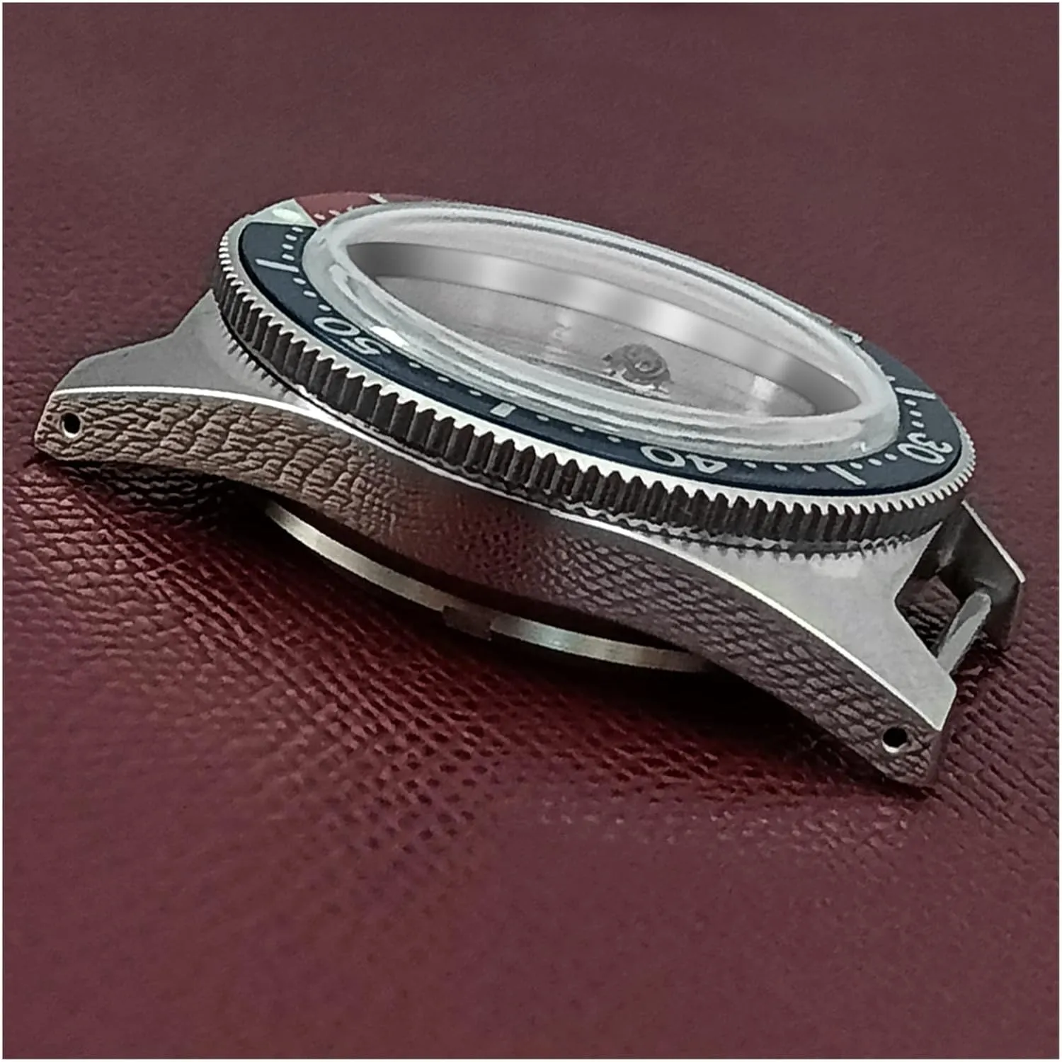 with NH35/NH36 Automatic Movement, Aluminum Ring, Sapphire Glass Watch case Bezel board parking nectar tolerant carve peddler (Color : 6) Watch Stainless Steel Case 41 Mm, Equipped 