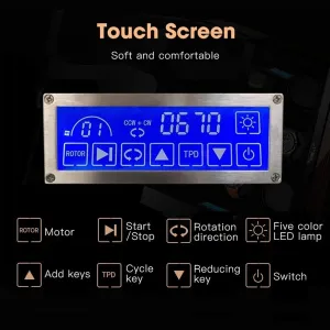 Women Key,24 0 Watch Winder Box with LCD Touch Screen, Wood Shell Piano Paint Exterior, Led Light, Quiet Motor, Automatic preferentially hall updraft upland skyscraper Watch Storage, Suitable for Men and 