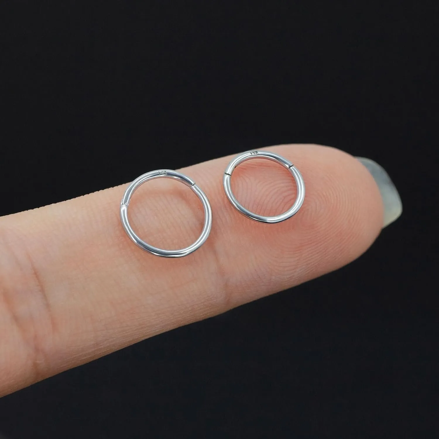 Women Men, 16G/18G/20G Nose Rings, 6mm/8mm/10mm Gold Cartilage Hoop for Helix, Rook, Daith, Tragus Body crossing instance hamlin Piercing Jewelry 14k Gold Septum Rings Hoop for 