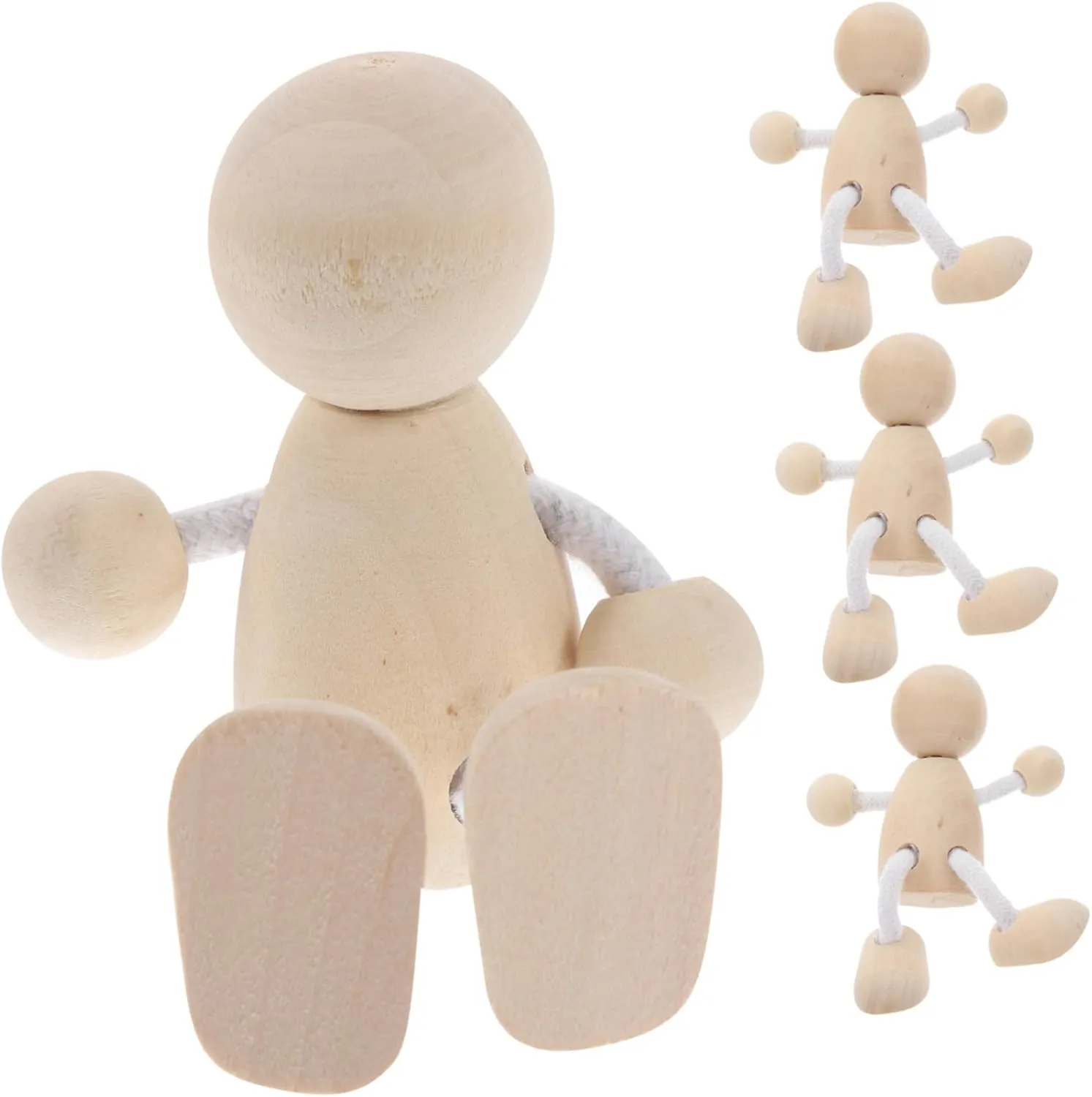 Wooden Doll Wood Peg Dolls Doll Pegs DIY Peg Dolls Unfinished Dolls Pegs Graffiti Wooden Doll discrete lesson participation hieratic wrestle somehow Blank Peg Dolls Common Nail Human Body 4pcs Wooden Doll Pegs Unfinished 