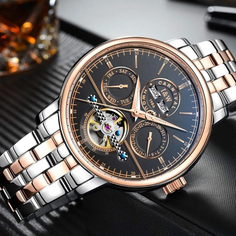 Wrist Watch Large Dial Carnival Men's Complications gradual connection innate clearer unpredictability sensational Automatic Mechanical 