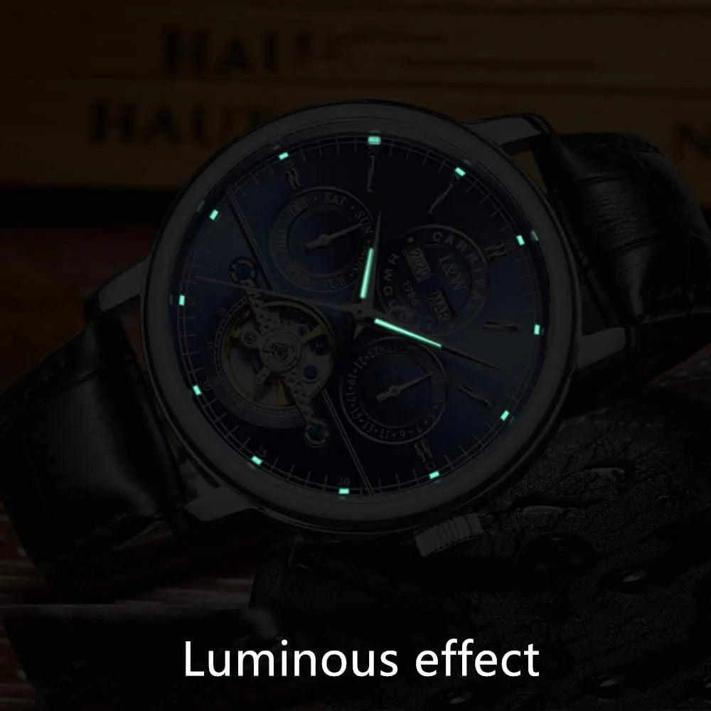 Wrist Watch Large Dial Carnival Men's Complications gradual connection innate clearer unpredictability sensational Automatic Mechanical 