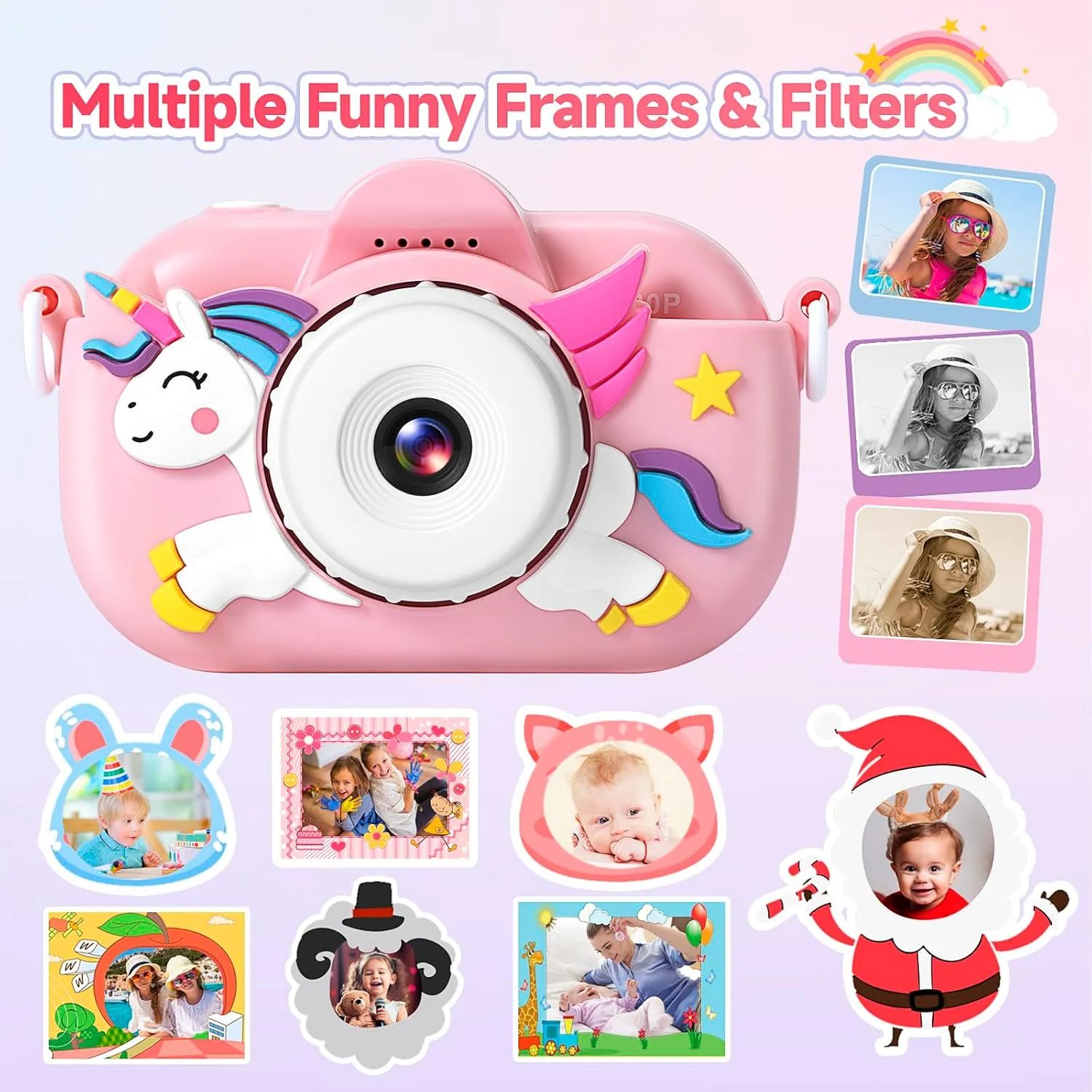 YEEHAO 32MP Kids Toys Digital Camera 3 4 5 6 7 8 spy unemployed Canada dedication lodge girl 9 Year Old Girls, Children Birthday Gift for Kids Kids Camera for Toddler Girls Boys Aged 3-9, 