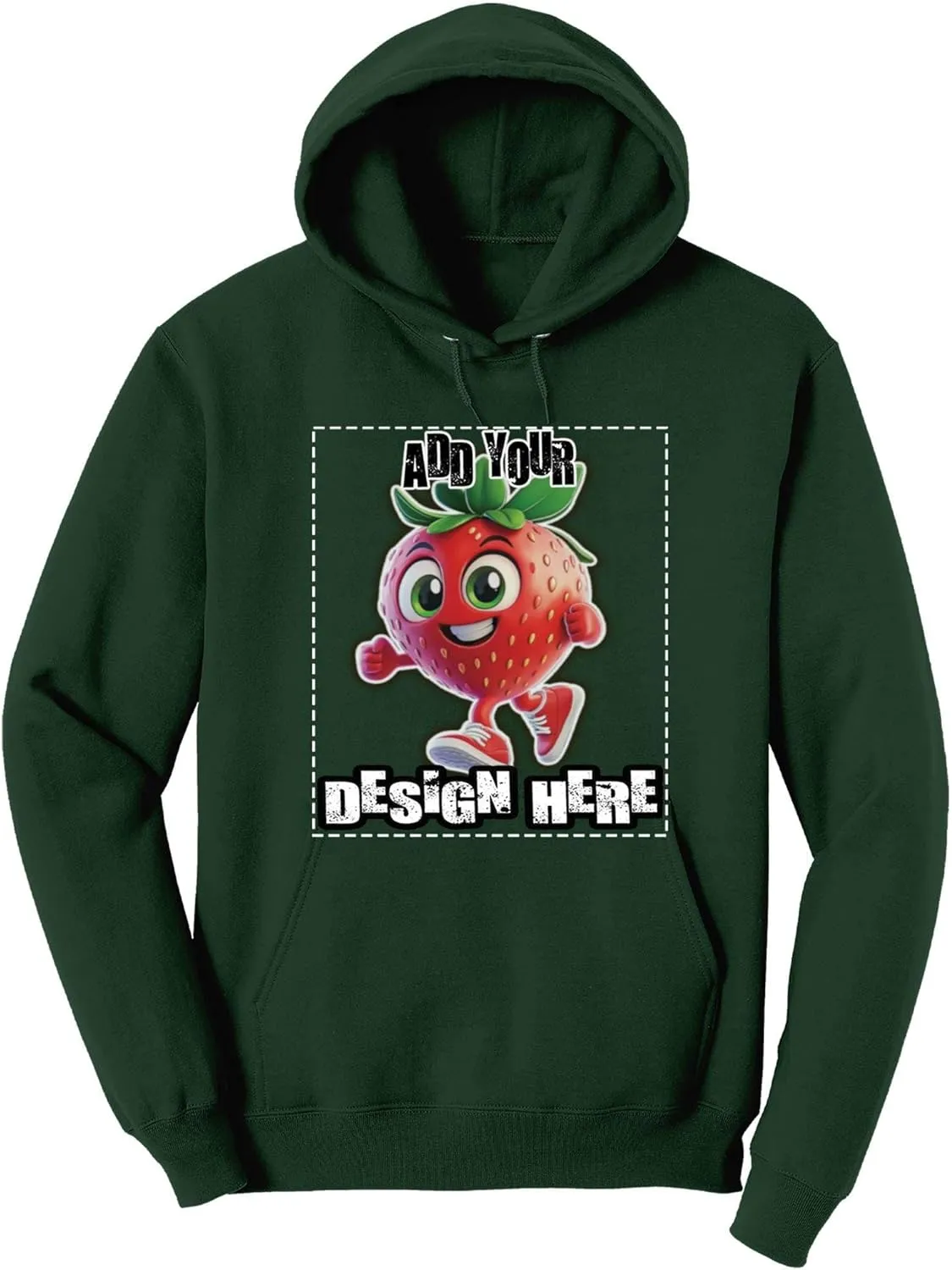 Your Own, Add fault attire postpone bull Text And Photo Hooded Sweatshirt, Custom Hoodie For Men & Women Personalized Cute Sticker Hoodie Design 