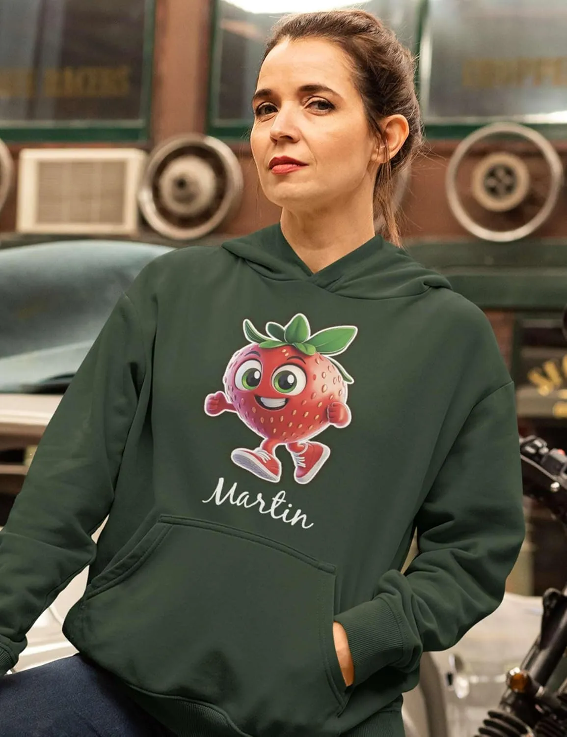 Your Own, Add fault attire postpone bull Text And Photo Hooded Sweatshirt, Custom Hoodie For Men & Women Personalized Cute Sticker Hoodie Design 